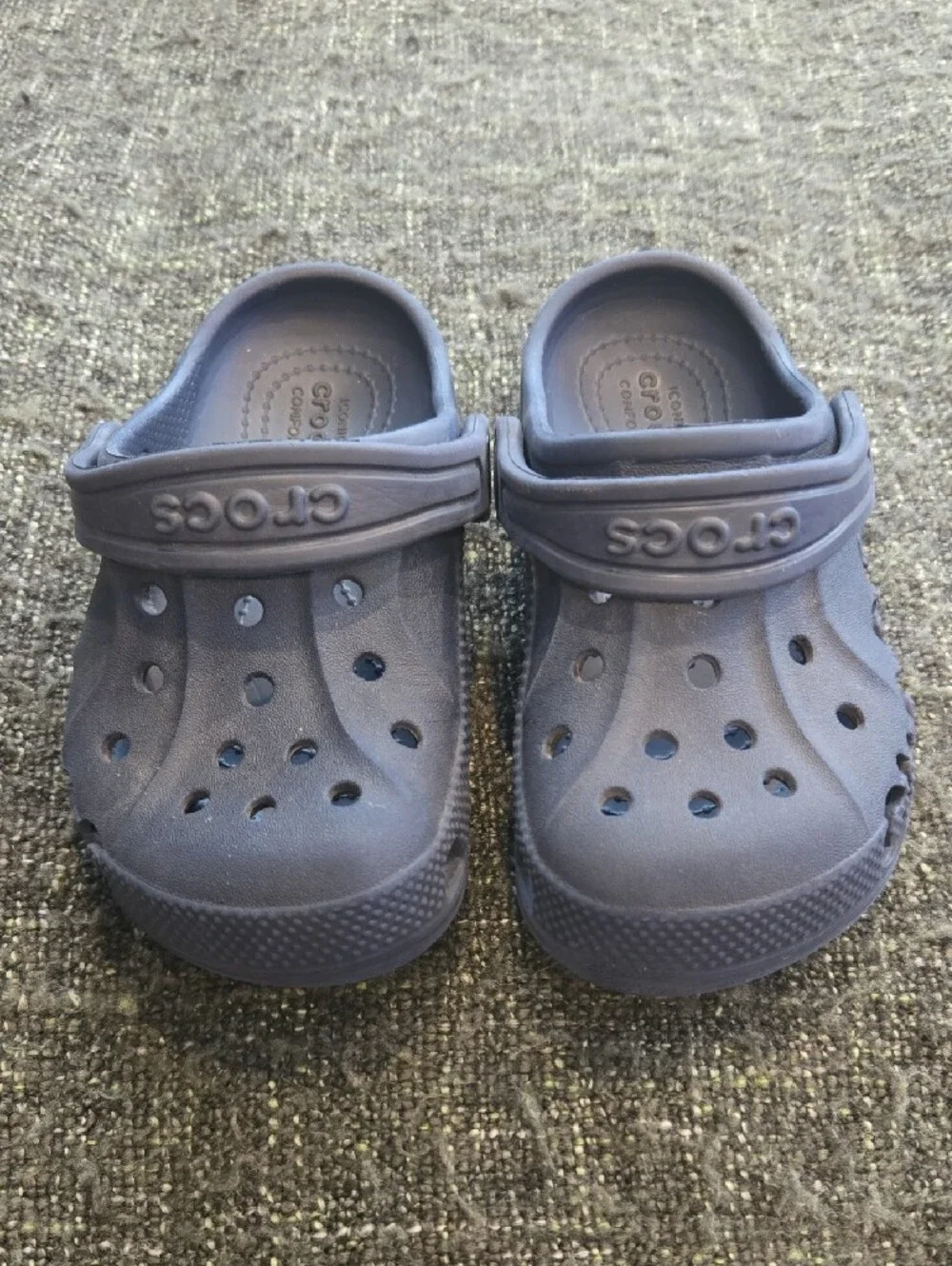 CROCS Kids Classic Clogs in Dark Blue